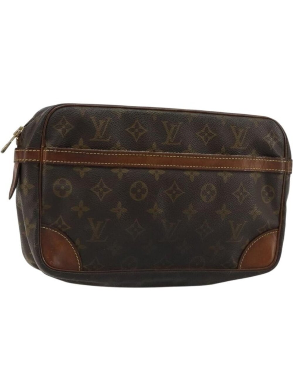 LOUIS VUITTON Monogram Compiegne 28 Clutch Bag M51845